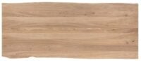 Metalox, table 230 x 100 cm - bords effet tronc d\'arbre + V-forme pied metal / bois - Image 3