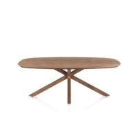 Trapani, table ovale 210 x 120 cm