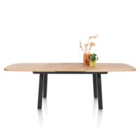 Pavarotti, table à rallonge 190 (+ 60) x 110 cm - pieds de table (4) metal