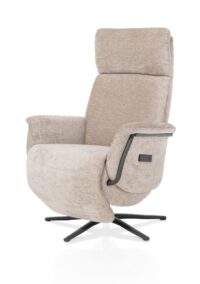 Stelvio, fauteuil relax - &eacute;lectrique + batterie - pied graphite - appui-t&ecirc;te &eacute;lectrique