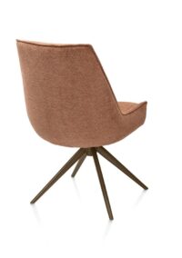 Theo, eetkamerstoel - vast - steel brown - pocket - Vada - koper - Afbeelding 3