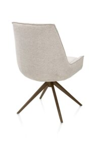Theo, eetkamerstoel - vast - steel brown - pocket - Vada - beige - Afbeelding 3