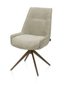 Theo, eetkamerstoel - vast - steel brown - pocket - Vada - Salie groen - Afbeelding 2