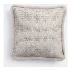 Velo coussin 50x50cm - Couleur creme