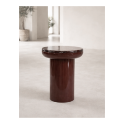 Maurits table d\'appoint H50cm - Bordeaux