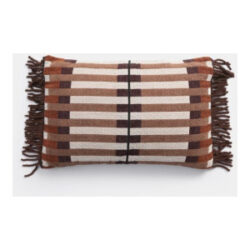 Tassel kussen 35x55cm - Bruin