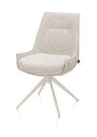Theo, eetkamerstoel - vast - crème - pocket - Vada - beige - Afbeelding 2
