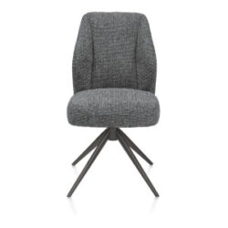 Baya, chaise - graphite - ressorts ensaches - tissu Sevilla - Anthracite