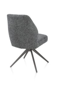 Baya, eetkamerstoel - grafiet - pocketvering - stof Sevilla - Antraciet - Afbeelding 2