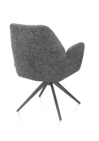 Baya, armstoel - grafiet - pocketvering - stof Sevilla - Antraciet - Afbeelding 2