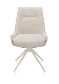 Theo, eetkamerstoel - vast - crème - pocket - Vada - beige