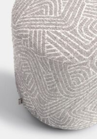 BeautiQ - Sola pouf - ronde 42cm - Creme - Image 2