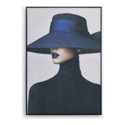 Midnight Muse  tableau 70x100cm - Bleu