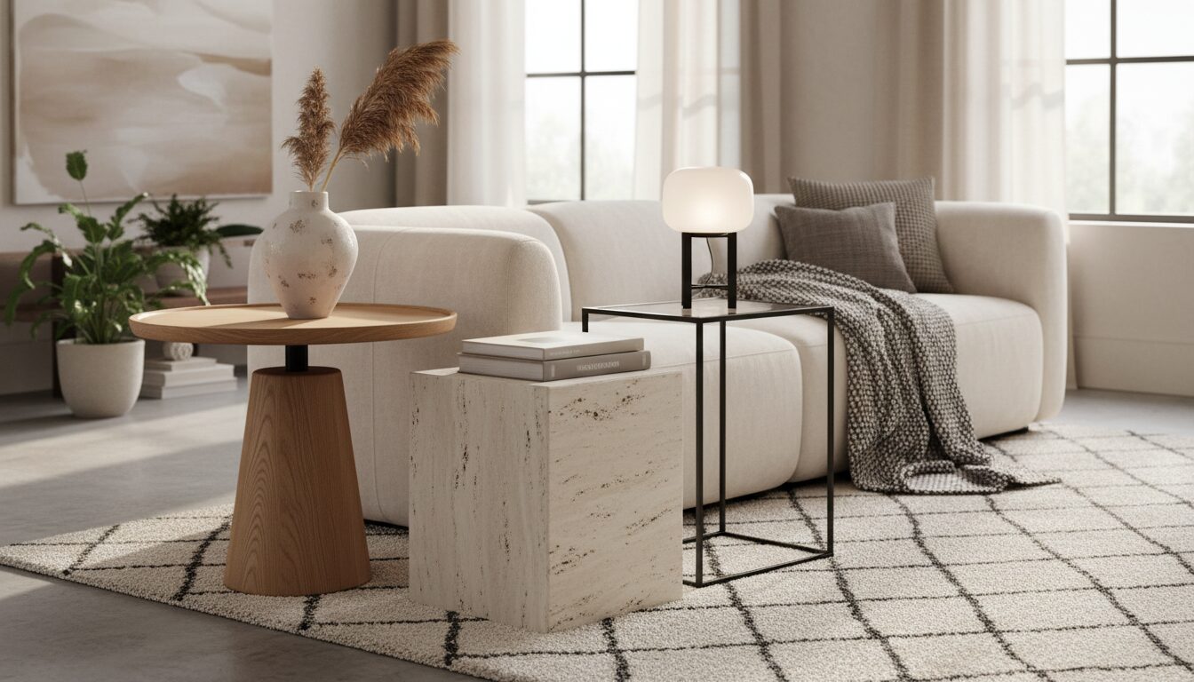 Combiner Les Tables D'Appoint : Composez Une Famille De Tables