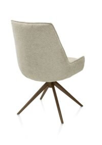 Theo, eetkamerstoel - vast - steel brown - pocket - Vada - Salie groen - Afbeelding 3