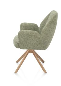 Baya, chaise à accoudoirs - pivotante - naturel - ressorts ensaches - selected choices - Image 3
