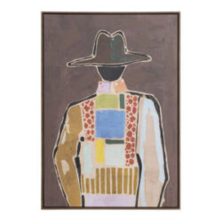 Cowboy tableau 70x100cm - Multicouleur