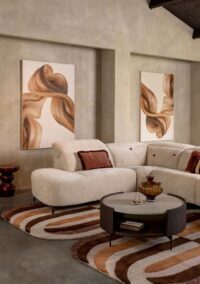 Sorelle schilderij 100x150cm - Cremekleurig - Afbeelding 3