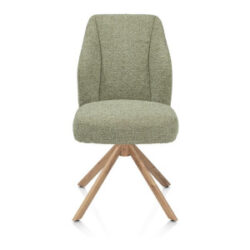 Baya, eetkamerstoel - draaibaar + relax - naturel - pocketvering - stof Sevilla - Olijf