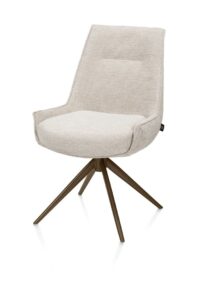 Theo, eetkamerstoel - vast - steel brown - pocket - Vada - beige - Afbeelding 2