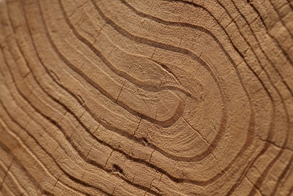 Eikenhout Nerf Jaarringen Close Up Close-Up Van Eikenhout Met Zichtbare Jaarringen En Natuurlijke Nerfstructuur