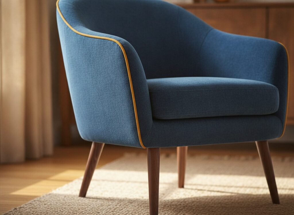 Detail Van De Gebogen Rugleuning Van Een Fauteuil Bien Choisir Son Fauteuil : Accent Et Vraie Place Assise
