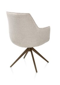Theo, armstoel - vast - steel brown - pocket - Vada - beige - Afbeelding 3