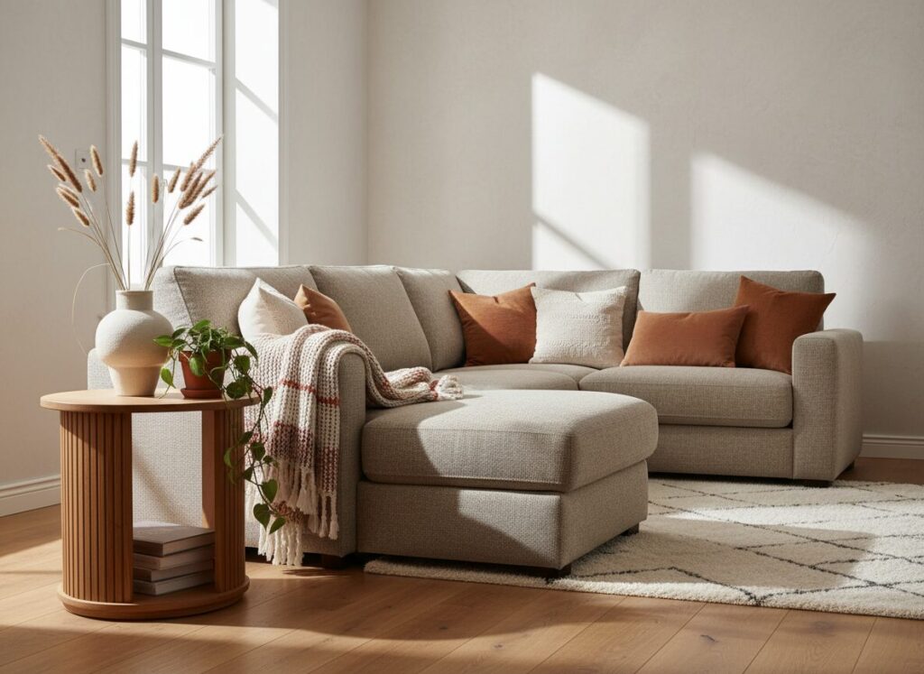 Gezellige Hoekzetel Met Plaid In Een Familiale Woonkamer Quel Canapé Pour Votre Salon ? Le Guide Complet