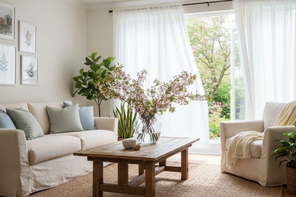 Intérieur Prêt Pour Le Printemps : 7 Gestes Pour Rafraîchir Votre Salon