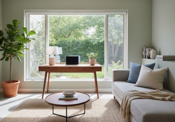 Combikamer Met Bureau Bij Het Raam En Daybed