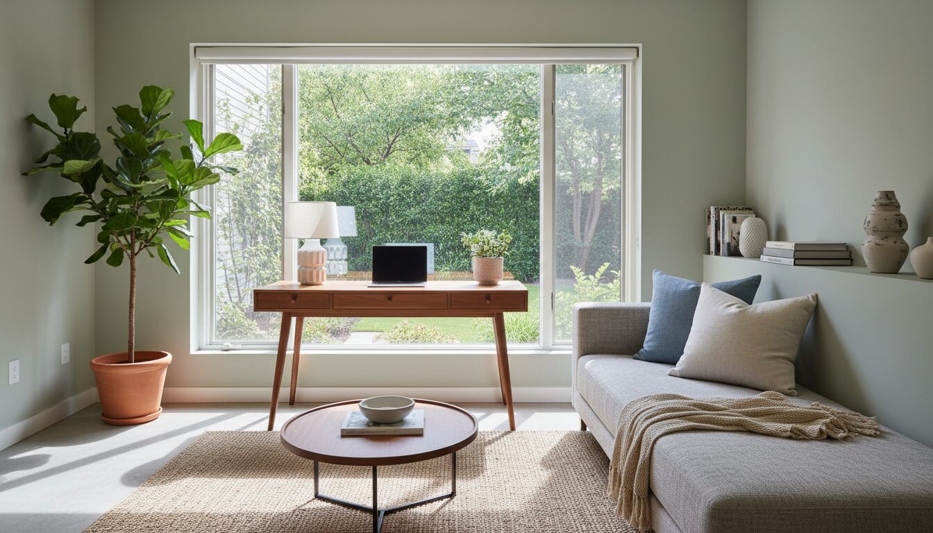 Combikamer Met Bureau Bij Het Raam En Daybed