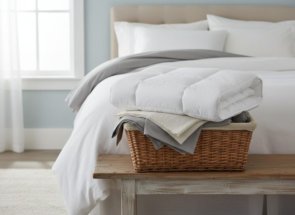 Matrasbeschermer En Beddengoed Klaar Voor De Was Faites Durer Votre Matelas Des Années De Plus