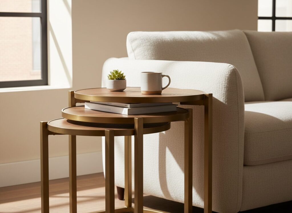 Combiner Les Tables D'Appoint : Composez Une Famille De Tables