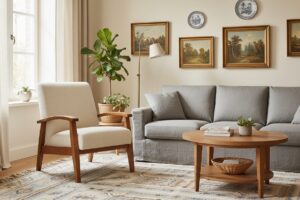 Zithoek Met Stevige Seniorvriendelijke Fauteuil En Zetel