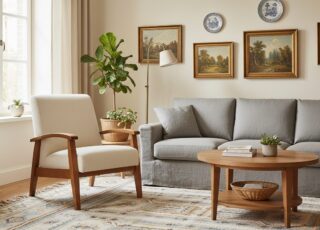 Zithoek Met Stevige Seniorvriendelijke Fauteuil En Zetel
