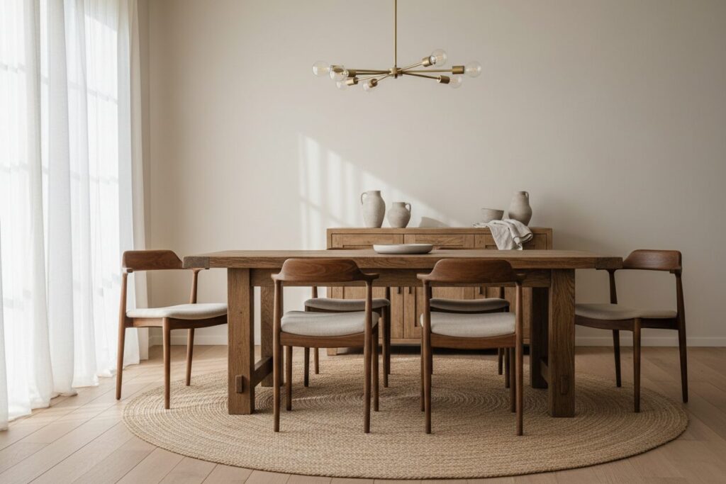 Tijdloze Eetkamer Eiken Tafel Des Meubles Qui Évoluent Avec Votre Famille : Investir Dans Le Design Intemporel
