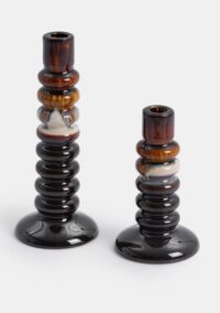 Drip candle holder 18,5cm - Multikleur - Afbeelding 3