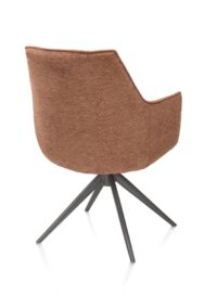 Theo, Armstoel, stof Vada, 360 graden draaibaar, frame grafiet, pocket - koper - Afbeelding 3