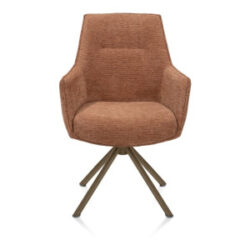 Theo, chaise &agrave; accoudoirs - pivotant - confort ressorts