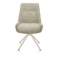 Theo, chaise - pivotant - cr&egrave;me - confort ressorts - Vada - Sauge verte