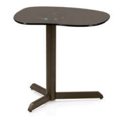 Nuoro, Table basse 44 x 55 cm, verre