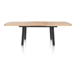 Pavarotti, table à rallonge 190 (+ 60) x 110 cm - 4 pieds - métal - pieds de table (4) metal