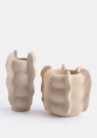 Mara pot H50,5cm - Couleur creme - Image 3