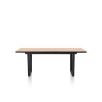 Avalox, table à rallonge 160 (+ 50) x 98 cm - couleur oak natural vintage - V pied