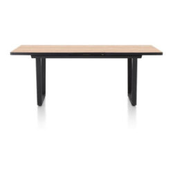 Avalox, uitschuiftafel 160 (+ 50) x 98 cm - kleur oak natural vintage - V poot