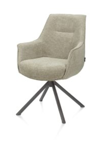Theo, armstoel - draaibaar - grafiet - pocket - Vada - Salie groen - Afbeelding 2
