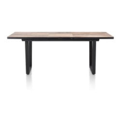 Avalox, table à rallonge 160 (+ 50) x 98 cm - couleur driftwood - V pied