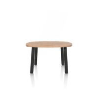 Pavarotti, table de bar 130 x 110 cm (hauteur: 92 cm) - 4 pieds - métal - pieds de table (4) metal