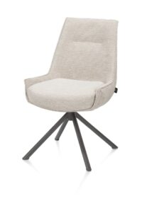 Theo, eetkamerstoel - draaibaar - grafiet - pocket - Vada - beige - Afbeelding 2