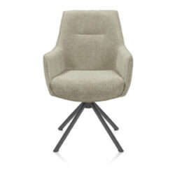 Theo, armstoel - draaibaar - grafiet - pocket - Vada - Salie groen